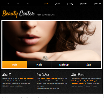美妆化妆品网站模板